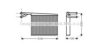 AVA QUALITY COOLING MS6372 Heat Exchanger, interior heating